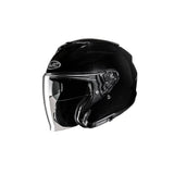 HJC i31 UNI Casco jet de moto urbano abierto de metal negro
