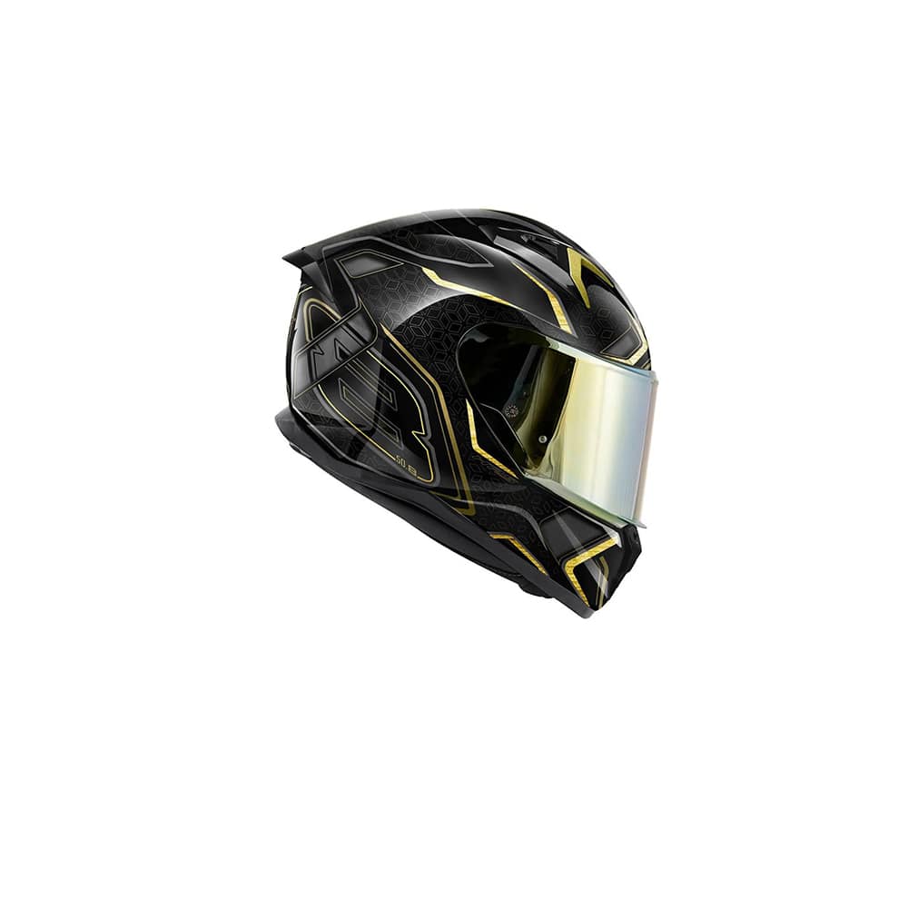 GIVI 508 MYSTICAL Moto Integral Casco Negro Bronce Oro