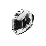 SHARK SPARTAN RS BYHRON INTEGRAL CASCO Blanco Negro Cromado