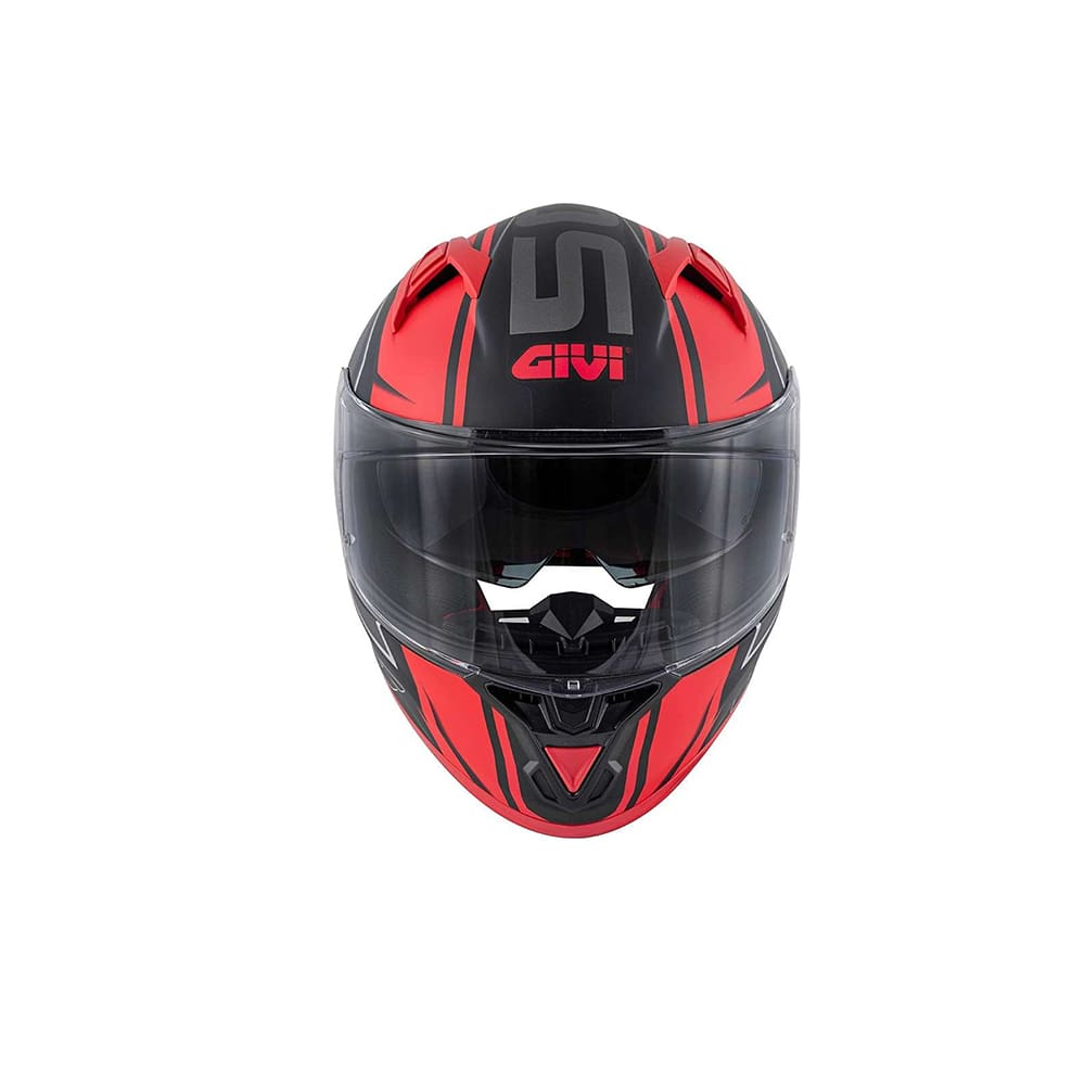 CASCO INTEGRAL GIVI 50.6 STUTTGART.D TRANSPARENTE TITANIO-MT BLANCO