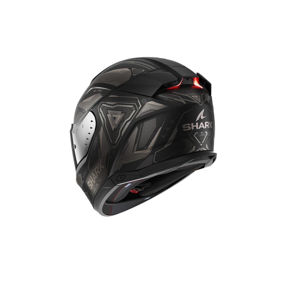 SHARK SKWAL i3 LINIK Mat Integral Casco Negro Antracita