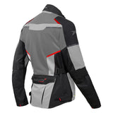 SEVENTY SD-JT70 ATACAMA CHAQUETA DE VERANO PARA HOMBRE NEGRO/GRIS/ROJO BACK
