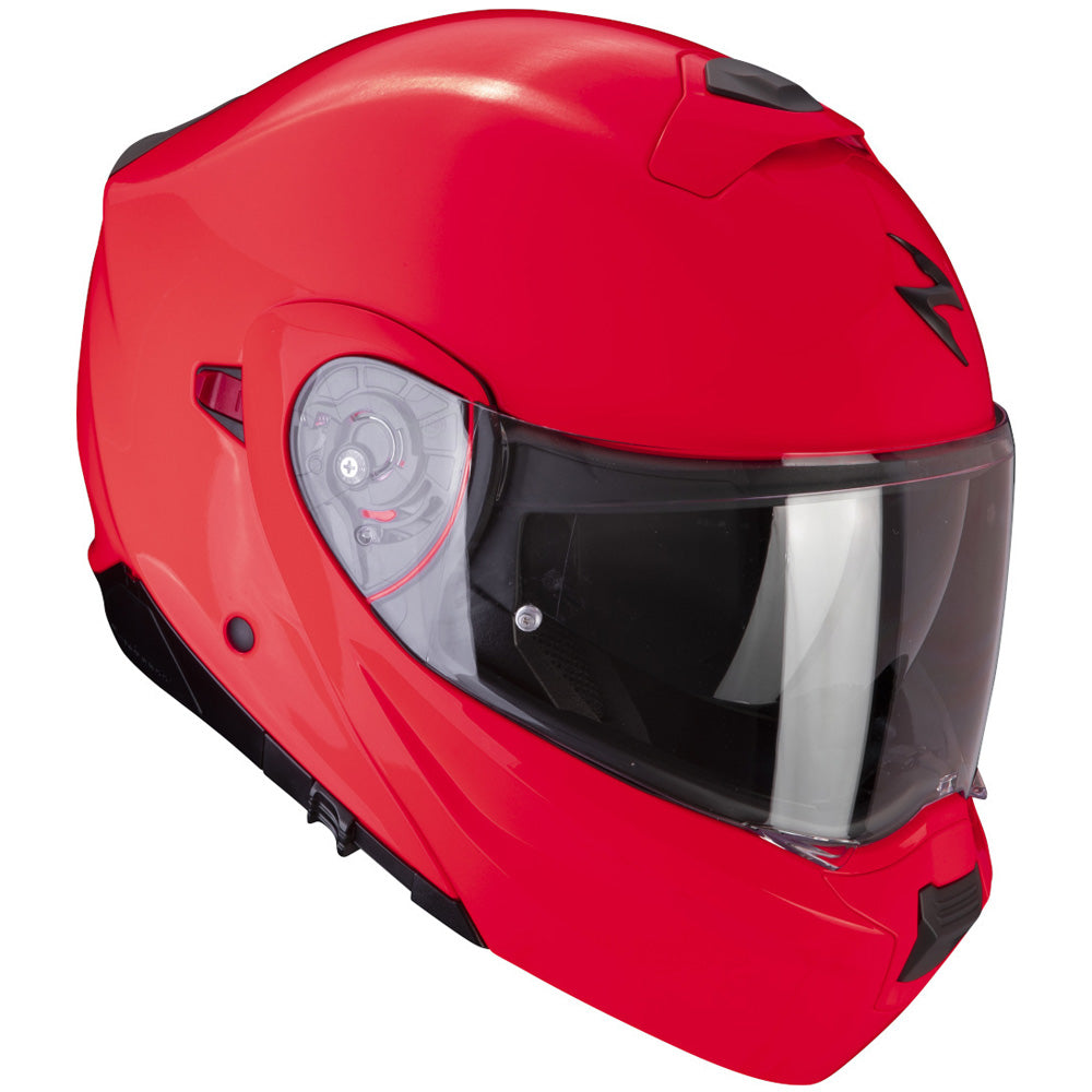 SCORPION EXO 930 EVO SOLID INTEGRAL ABATIBLE CASCO NEON ROJO - CASCO