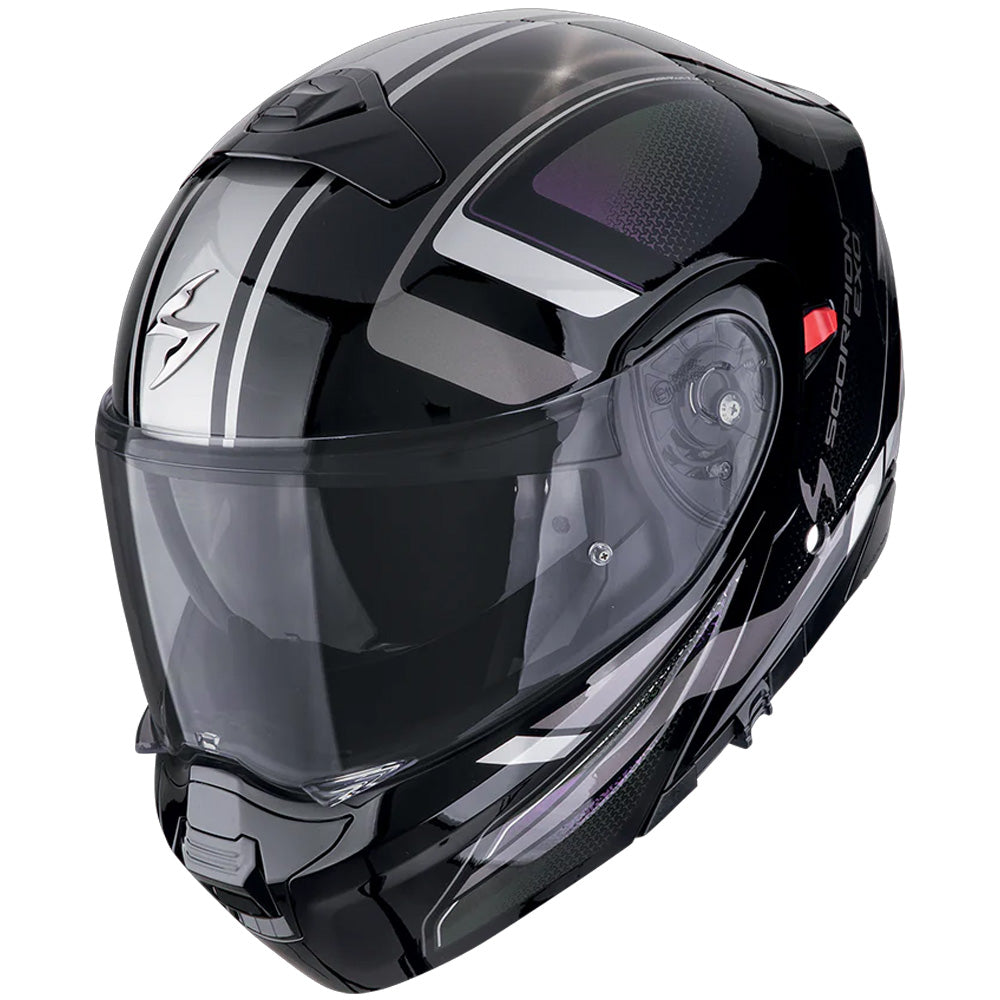 SCORPION EXO-930 EVO ARDENS CASCO MODULAR NEGRO CAMALEÓN - CASCO