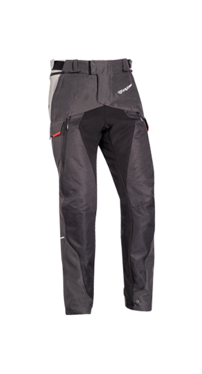 IXON BALDER PT HOMBRE MOTO PANTALONES NEGRO GRIS ROJO - PANTALON