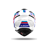AIROH COMMANDER 2 ENTHÜLLUNG Abenteuer Blauer Helm Leuchten E06