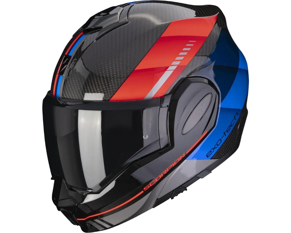 SCORPION - EXO-TECH EVO CARBON GENUS Black-Blue-Red