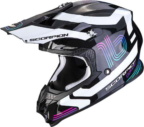 SCORPION - VX 16 EVO AIR TUB Noir métal-Blanc