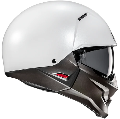 HJC i20N UNI Casco Jet De Moto BLANC PERLE