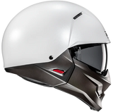 HJC i20N UNI Casco Jet De Moto BLANC PERLE