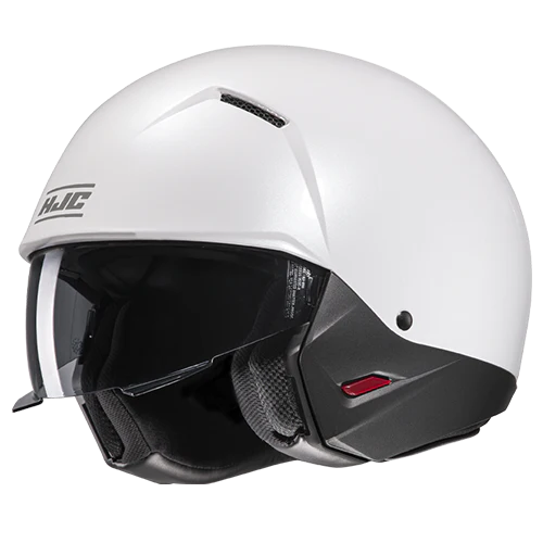 HJC i20N UNI Casco Jet De Moto BLANC PERLE