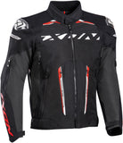 IXON BLASTER Textil Moto Hombre Chaqueta Negro Blanco Rojo