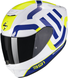 SCORPION - EXO 391 AROK Blanc-Bleu-Jaune fluo