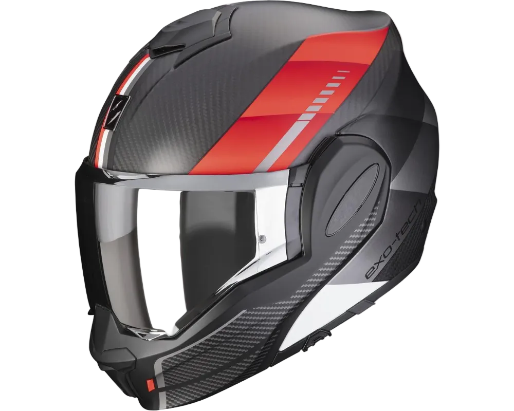 SCORPION - EXO-TECH EVO CARBON GENUS Matte Black-Red