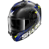 SHARK  SPARTAN GT PRO CARBON SPEED-VIB Carbon Anthra Azul Casco De Moto