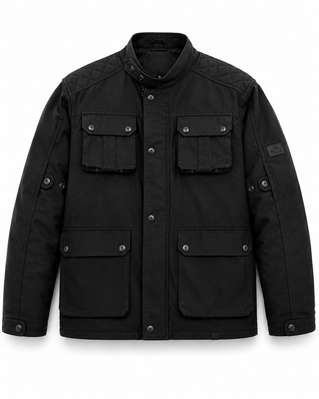 BLACK - Chaqueta Bowland Wax Cotton Negro