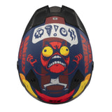 AXXIS CASCO FENIX ANGRY FACE C5 AZUL/NARANJA MATE