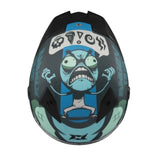 AXXIS CASCO FENIX ANGRY FACE C7 AZUL/NEGRO MATE
