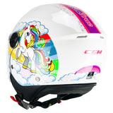 CGM 261D MINI DREAMS JET CASCO Bianco Fucsia Celeste - CASCO
