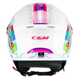 CGM 261D MINI DREAMS JET CASCO Bianco Fucsia Celeste - CASCO