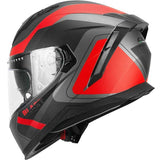 CGM 311R BLAST RACE Moto Integral Casco Rojo Antracita Mate