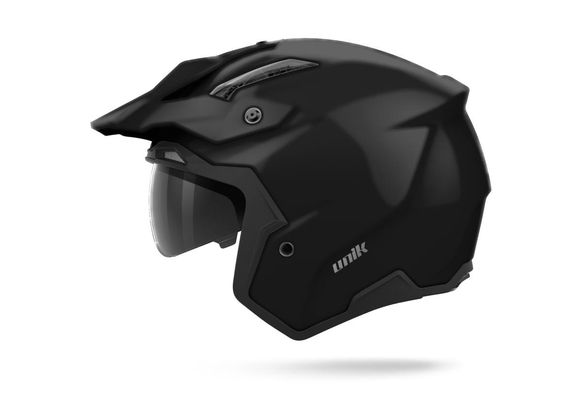 UNIK CASCO TRIAL LINK DV SOLID NEGRO MATE