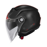 GIVI H125F THBR MOTO JET CASCOS NEGRO ROJO