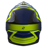 STORMER CASCO MADNESS MOTOCROSS BLUE_NEON_YELLOW_GLOSSY