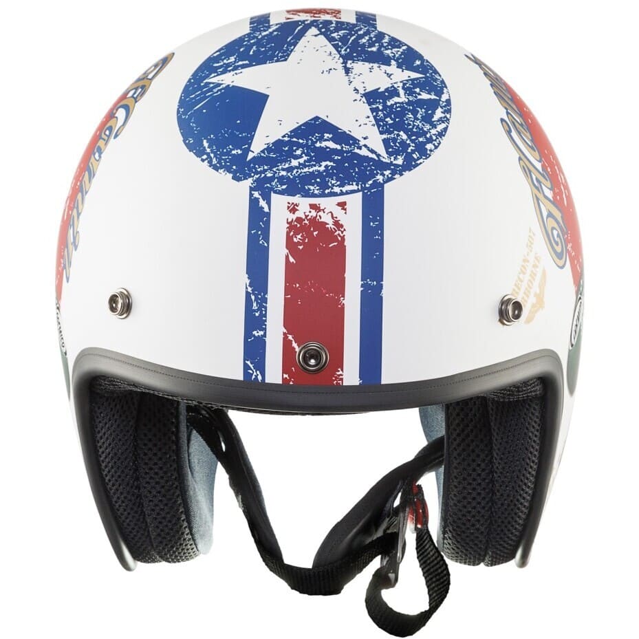 PREMIER CLASSIC PIN UP 8 BM Motocicleta Abierto Jet Casco