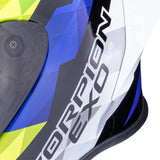 SCORPION EXO-R1 EVO II AIR VALERE NEGRO-AZUL-AMARILLO NEON