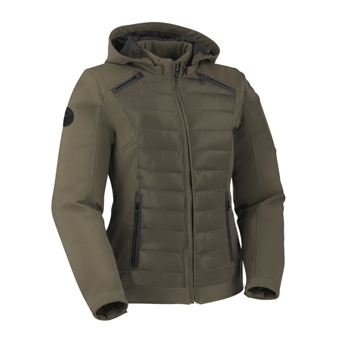 SEVENTY DEGREES SD-JC75 CHAQUETA DE MOTO INVIERNO URBAN MUJER VERDE MILITAR