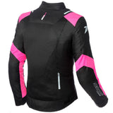 SEVENTY DEGREES SD-JR54 CHAQUETA DE MOTO VERANO MUJER NEGRO ROSA