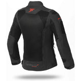 SEVENTY DEGREES SD-JT58 CHAQUETA DE MOTO VERANO TOURING MUJER NEGRO