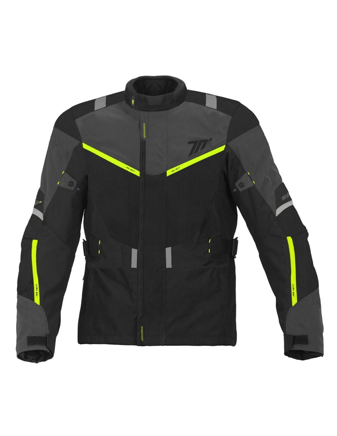 SEVENTY CHAQUETA SD-JT83 INVIERNO TOURING HOMBRE NEGRO/AMARILLO FLUOR