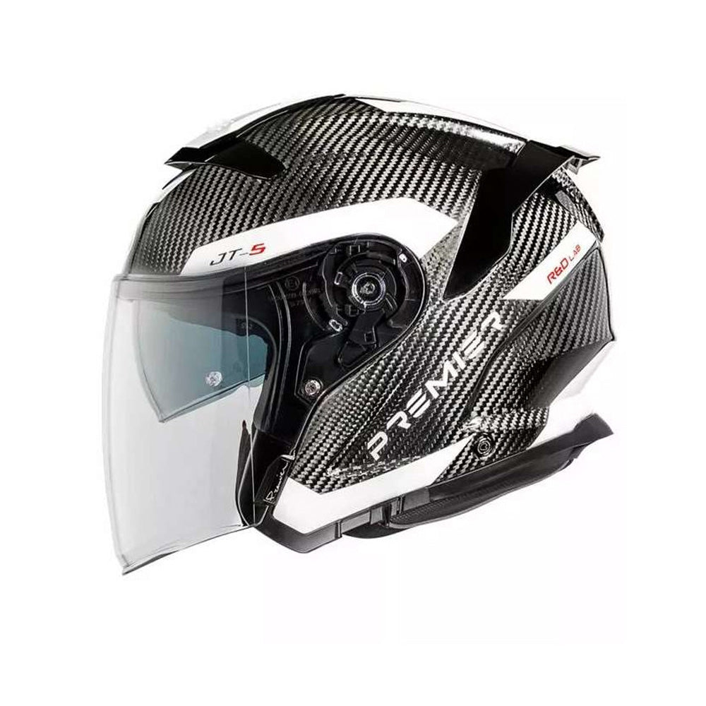 PREMIER JT5 CARBON MA 8 CASCO ABIERTO PARA MOTOCICLETA