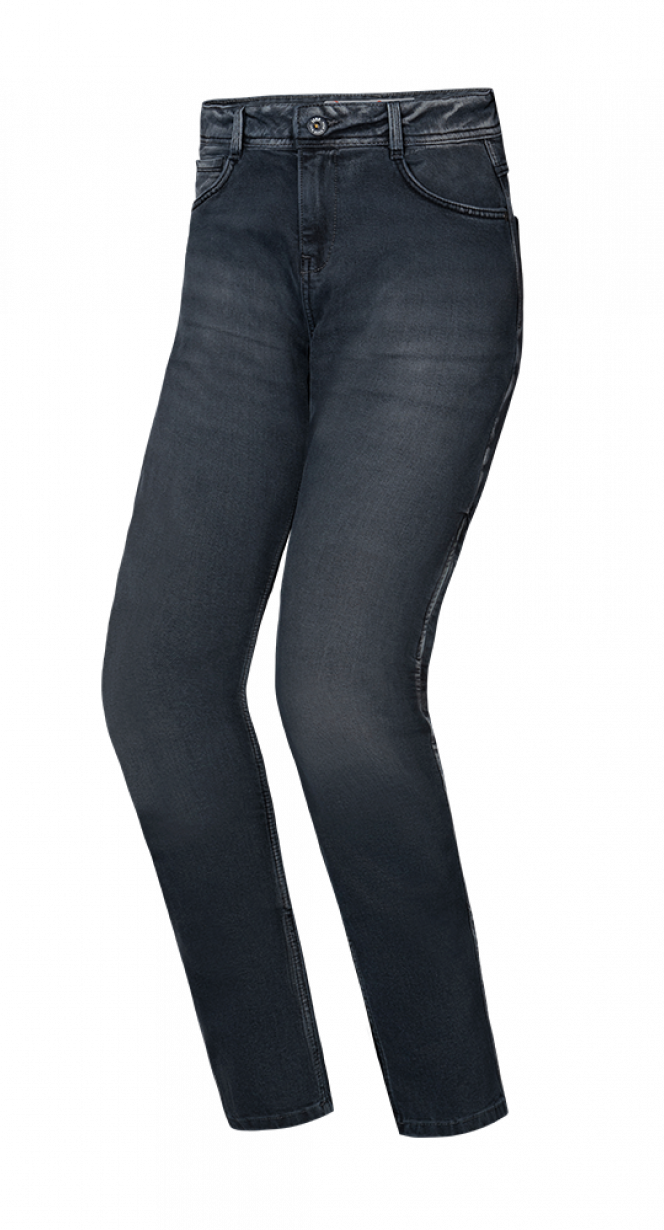 IXON DANY MUJER PANTALONES MOTO JEANS NOIR DÉLAVÉ - PANTALON