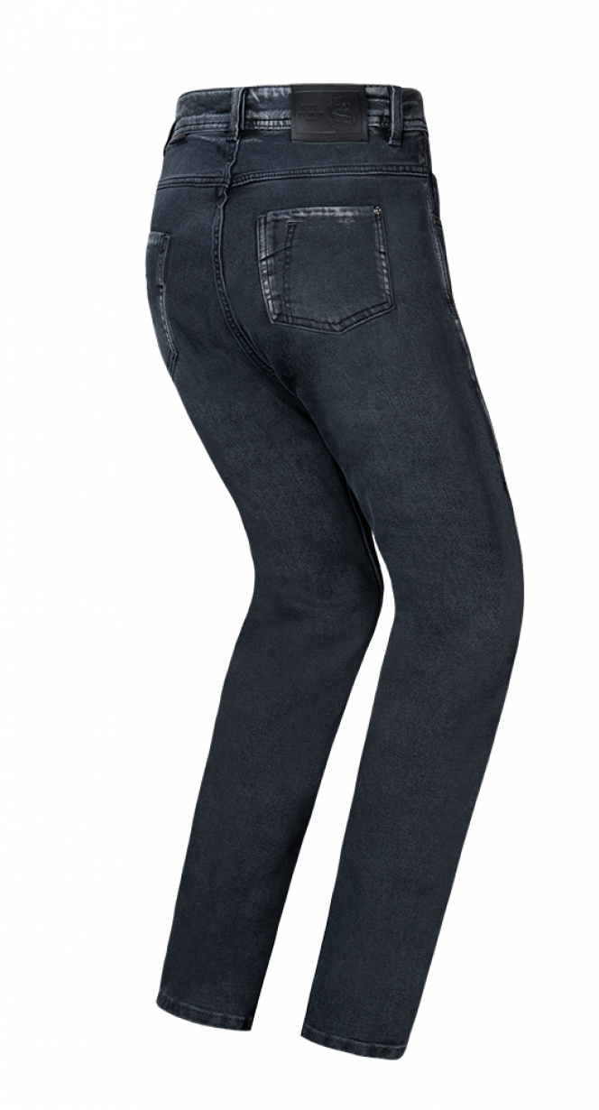 IXON DANY MUJER PANTALONES MOTO JEANS NOIR DÉLAVÉ - PANTALON
