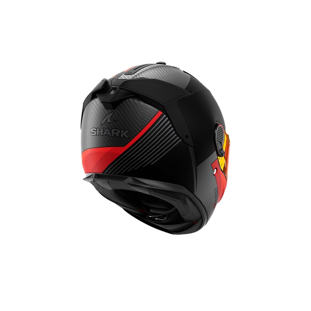 SHARK SPARTAN GT PRO DOKHTA CARBON Mate Carbono Naranja Antracita