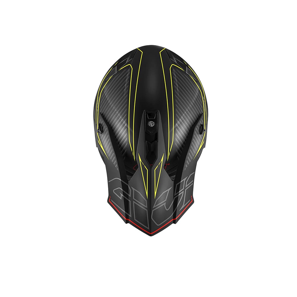 GIVI CASCO FULL 601/EFFECTNEGRO-MT/YELLOW/ROJO
