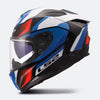 LS2 FF817 CHALLENGER II VIPER CASCO DE MOTO BLANCO AZUL ROJO