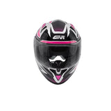 GIVI 50.6 Stuttgart D CASCO INTEGRAL BLANCA FUCSIA