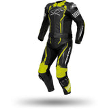 SPYKE - ASSEN SPORT 2.0 2PCS SUIT BLACK/FLUOYELLOW