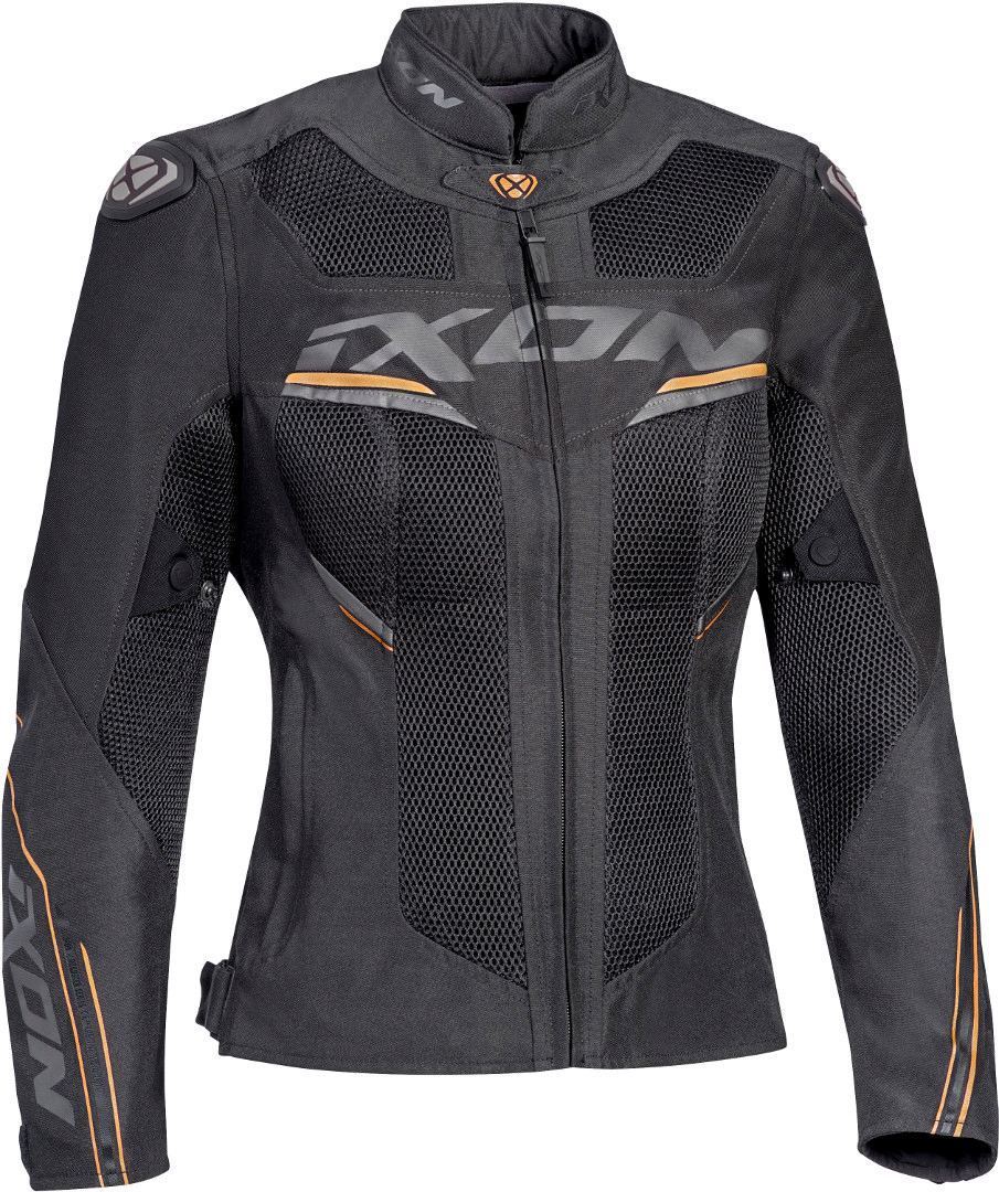IXON DRACO LADY Verano Moto Textil Chaqueta Negro Oro