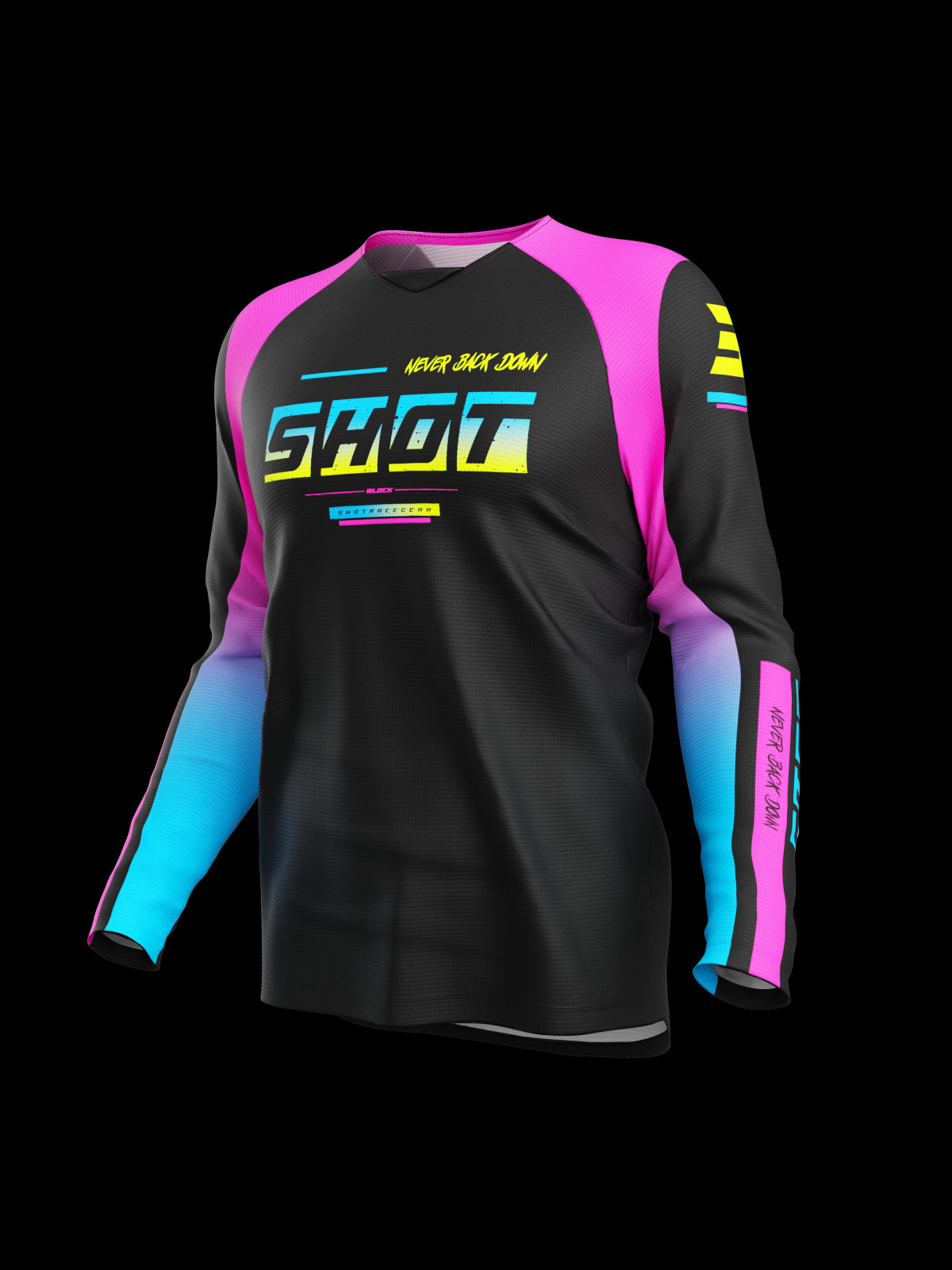SHOT DRAW KID CAMISA DE MOTO ROSA