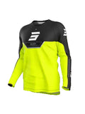 SHOT DRAW KID CAMISA DE MOTO NEON AMARILLO