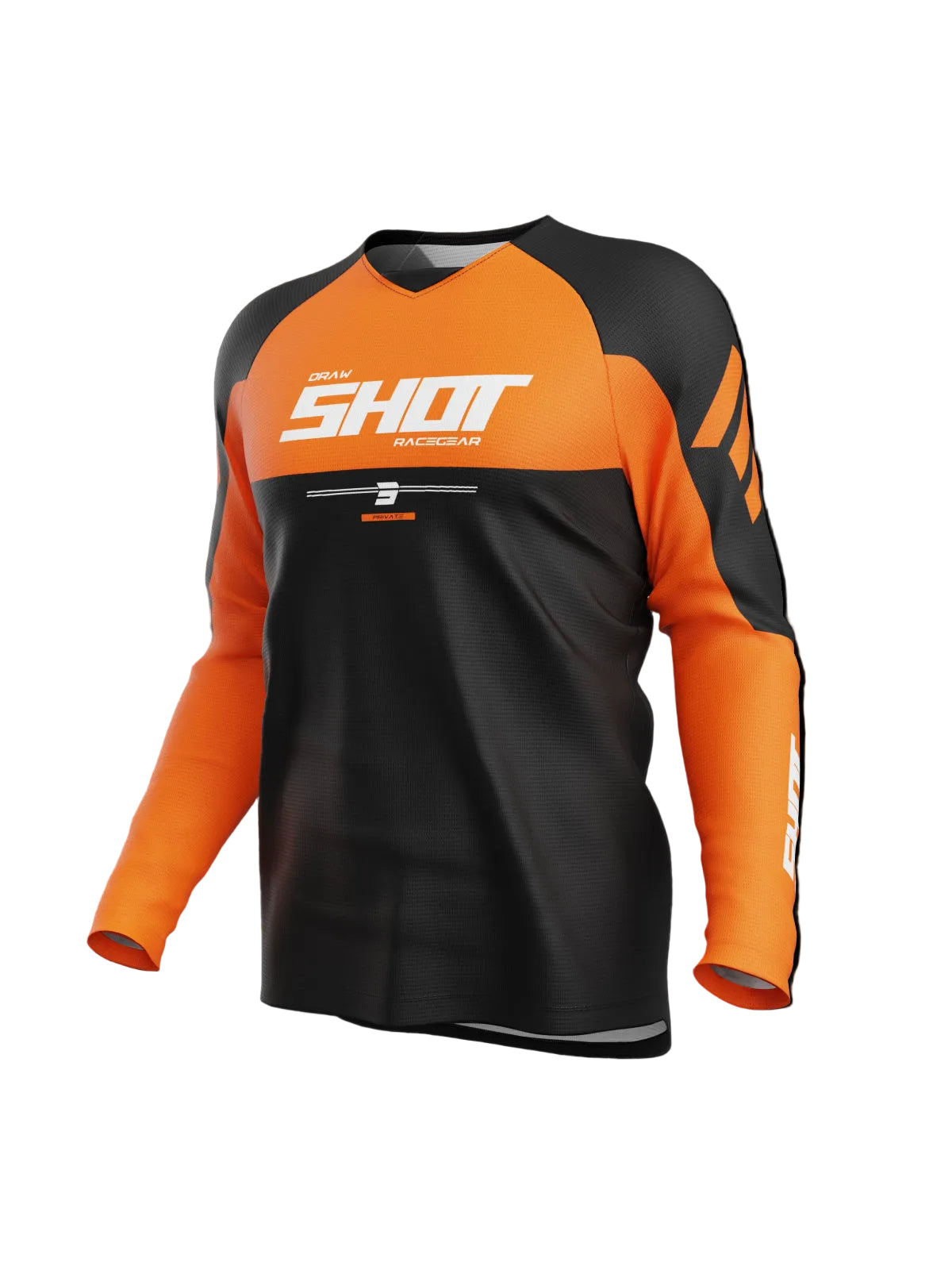 SHOT DRAW CAMISA DE MOTO NARANJA