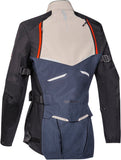 IXON Eddas Damen-Motorradjacke aus Textil, Farbe Grege, Marineblau/Schwarz