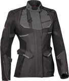 IXON Eddas Mujer Textile Aventura Moto Chaqueta Negro Antracita
