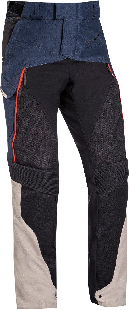 IXON EDDAS PT HOMBRE MOTO PANTALONES TEXTIL GREGE MARINO NEGRO - PANTALON