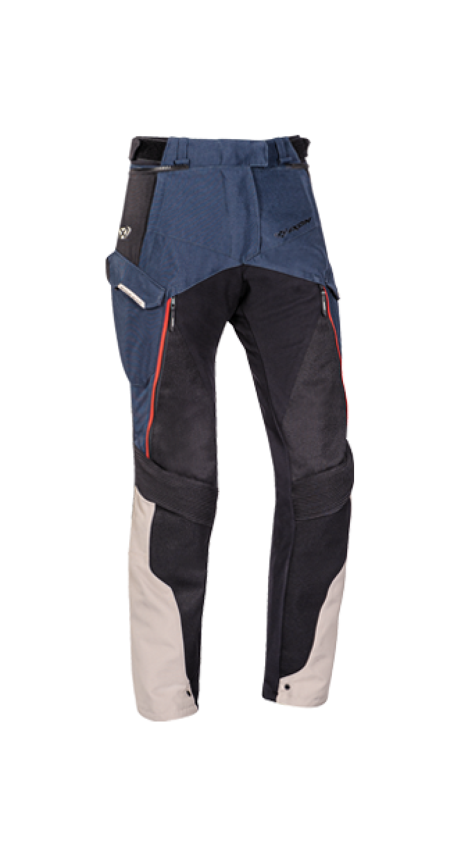 IXON EDDAS PT DAMAS MOTO PANTALONES GREGE AZUL MARINO NEGRO - PANTALON